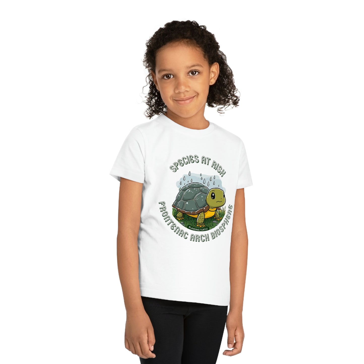 Organic Species at Risk - Blanding Turtle Kids' Tee