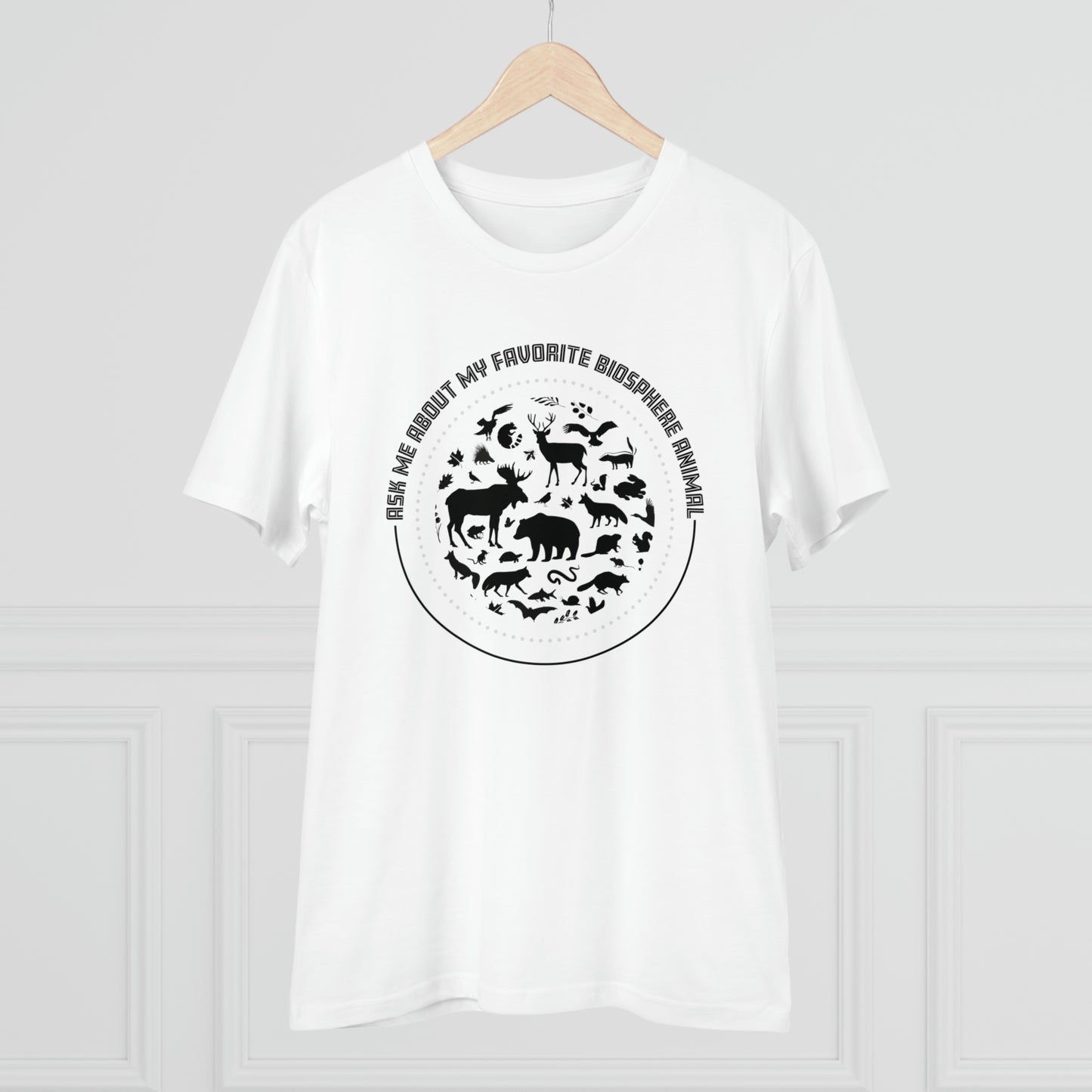 "Ask Me About My Favourite Biosphere Animal" Organic T-Shirt