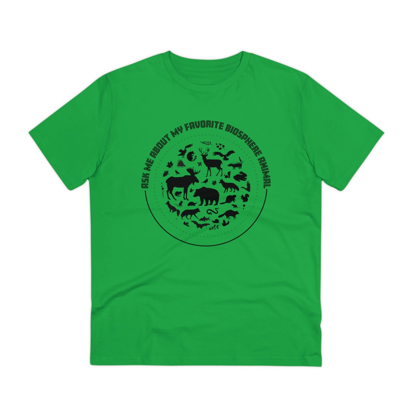 "Ask Me About My Favourite Biosphere Animal" Organic T-Shirt