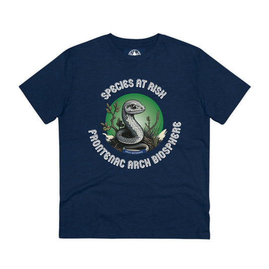 Unisex Organic "Species at Risk" T-shirt - Grey Ratsnake