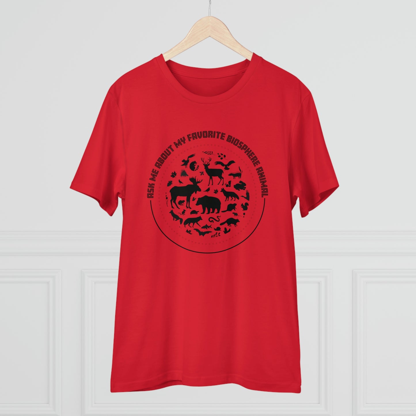 "Ask Me About My Favourite Biosphere Animal" Organic T-Shirt