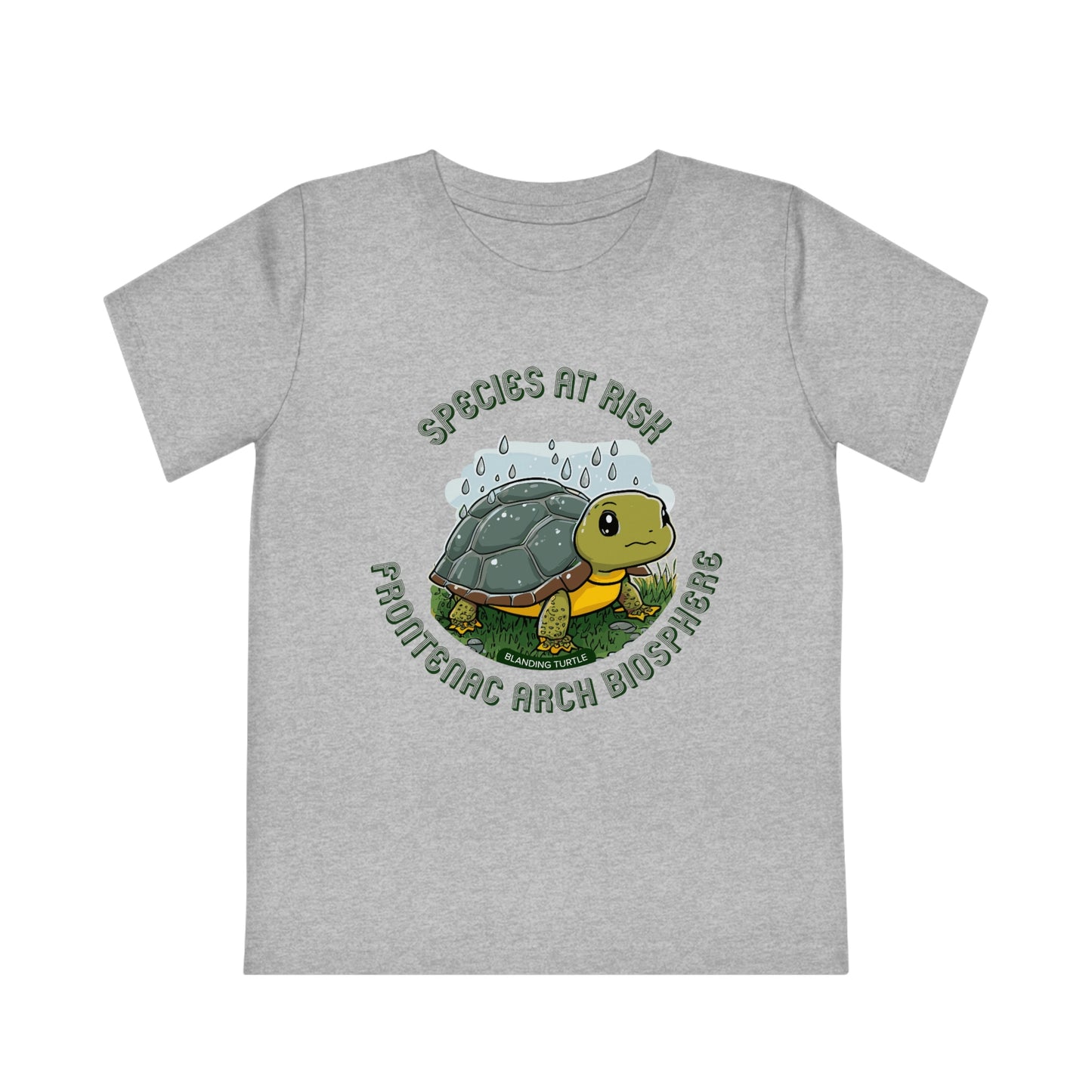 Organic Species at Risk - Blanding Turtle Kids' Tee