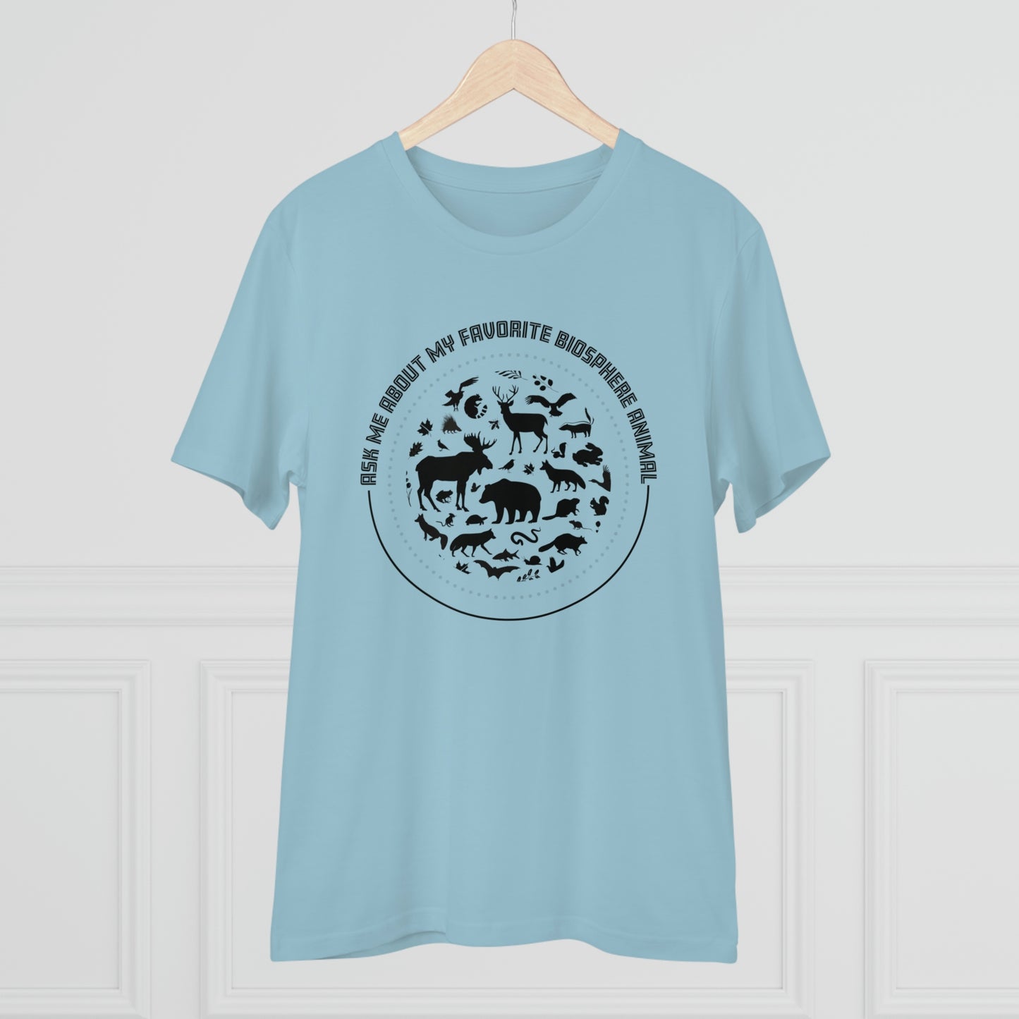 "Ask Me About My Favourite Biosphere Animal" Organic T-Shirt