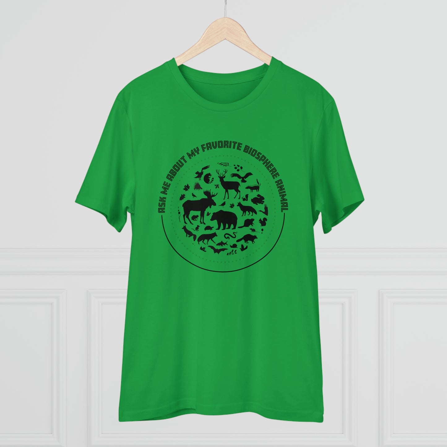 "Ask Me About My Favourite Biosphere Animal" Organic T-Shirt