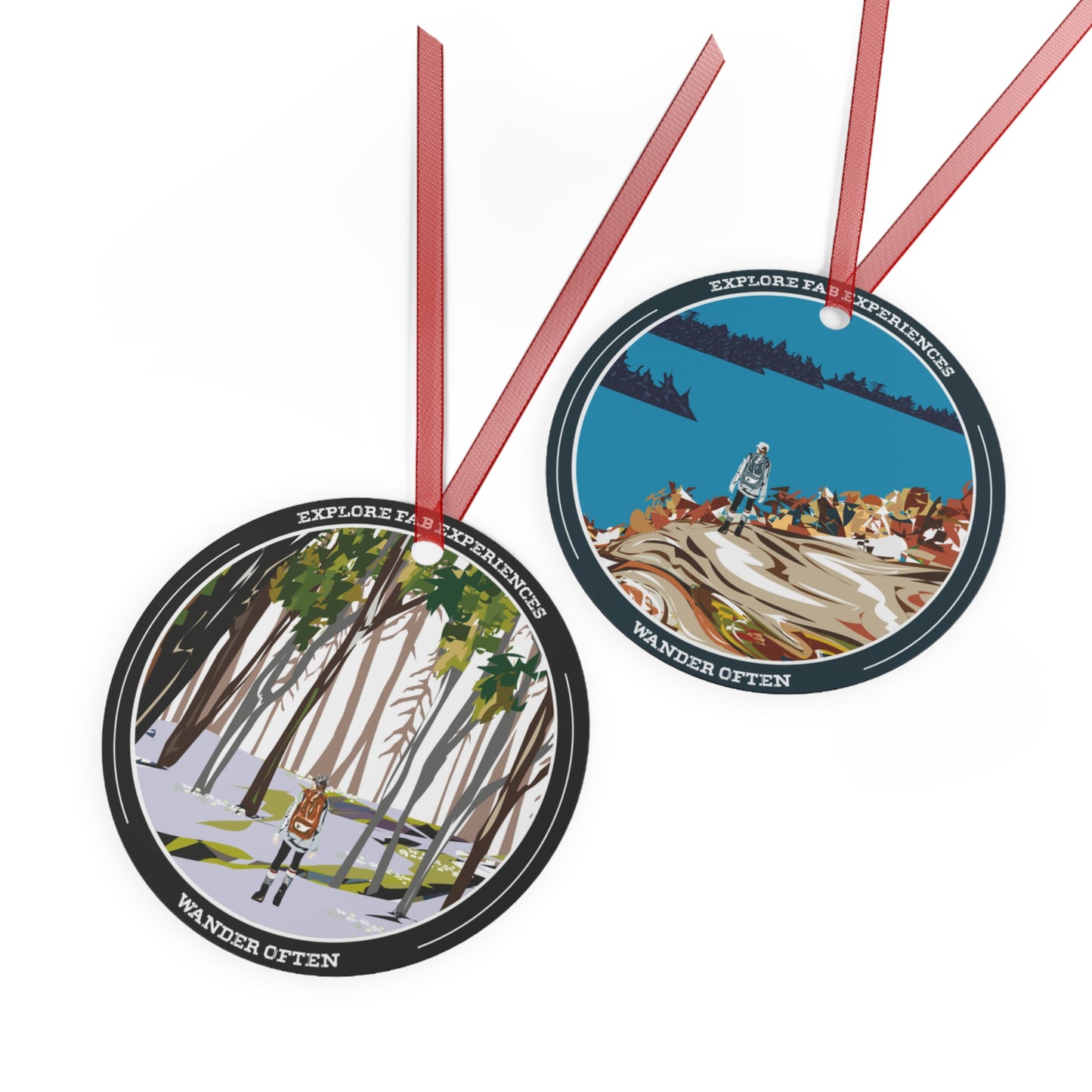Wander Often - FAB Tree Ornaments