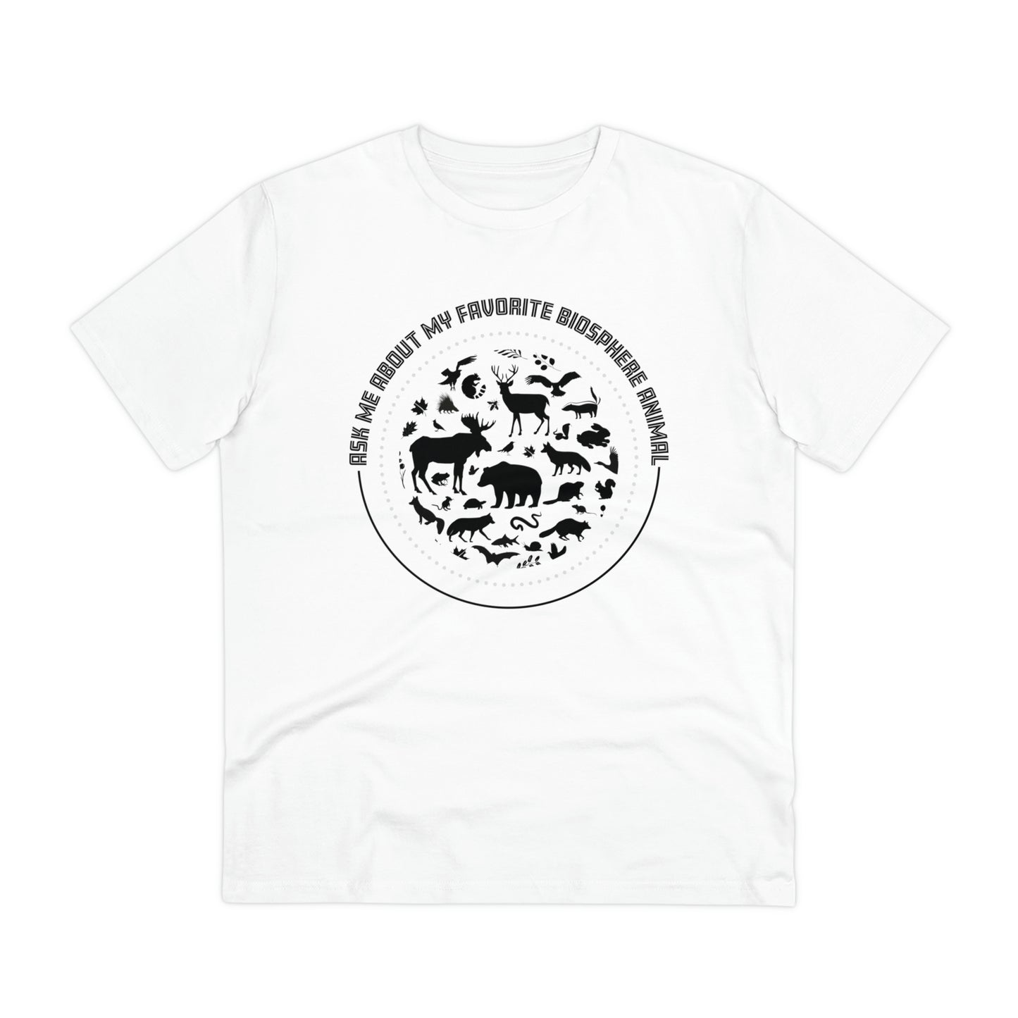 "Ask Me About My Favourite Biosphere Animal" Organic T-Shirt