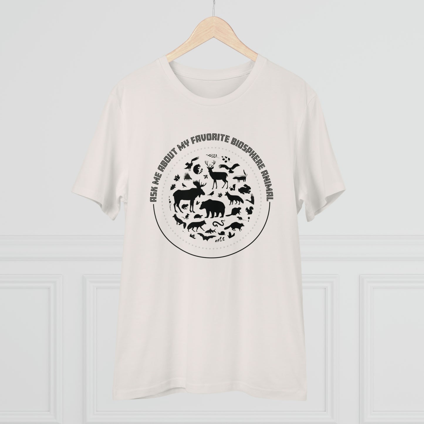 "Ask Me About My Favourite Biosphere Animal" Organic T-Shirt