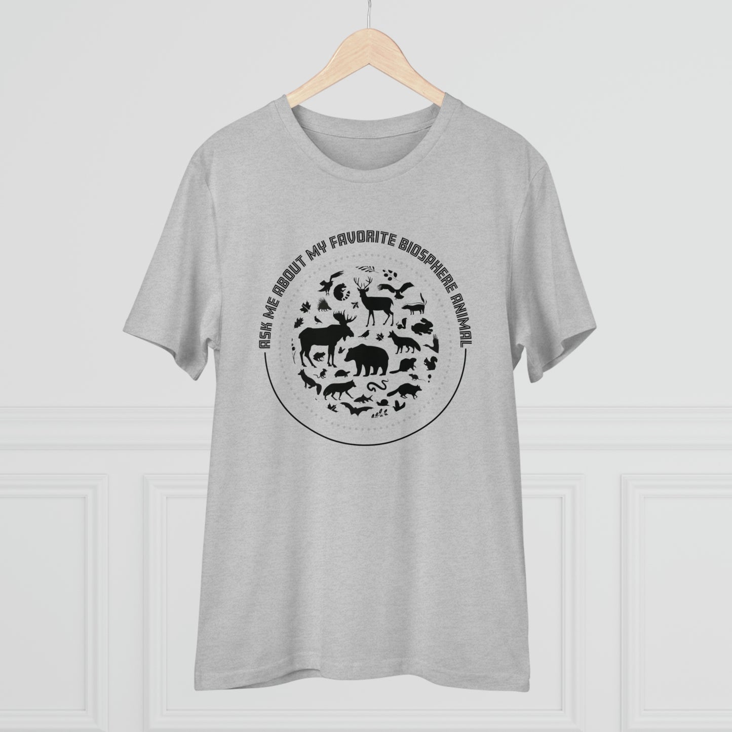 "Ask Me About My Favourite Biosphere Animal" Organic T-Shirt